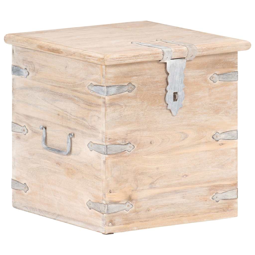 Baule 40x40x40 cm in Legno Massello di Acacia