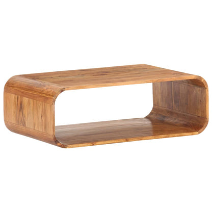 Tavolino da Salotto 90x50x30 cm in Legno Massello d'Acacia | homemem39