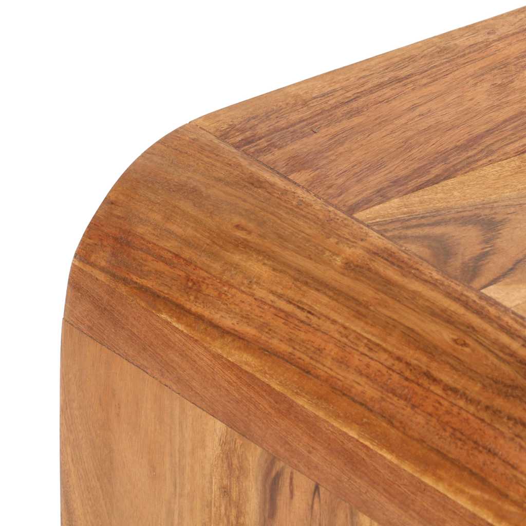 Tavolino da Salotto 90x50x30 cm in Legno Massello d'Acacia
