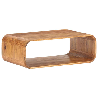 Tavolino da Salotto 90x50x30 cm in Legno Massello d'Acacia | homemem39