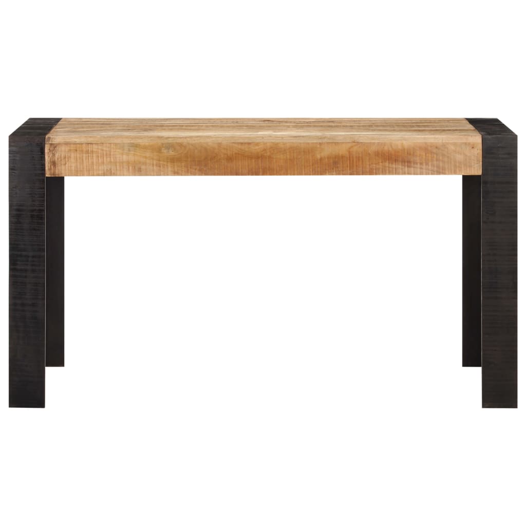 Tavolo da Pranzo 140x70x76 cm in Legno Massello di Mango Grezzo