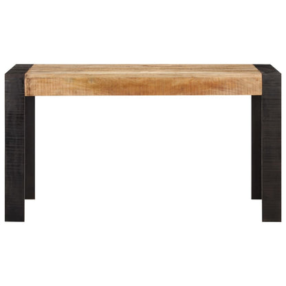 Tavolo da Pranzo 140x70x76 cm in Legno Massello di Mango Grezzo