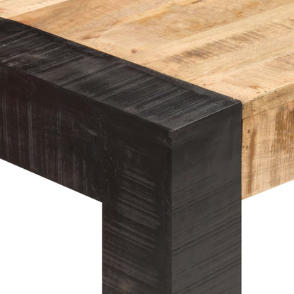 Tavolo da Pranzo 140x70x76 cm in Legno Massello di Mango Grezzo