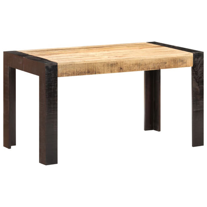 Tavolo da Pranzo 140x70x76 cm in Legno Massello di Mango Grezzo | homemem39