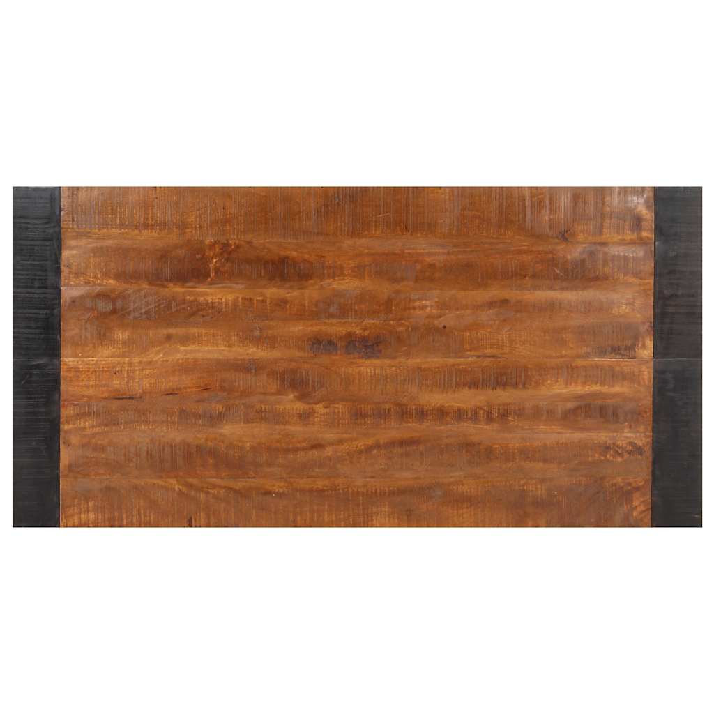 Tavolo da Pranzo 140x70x76 cm in Legno Massello di Mango Grezzo