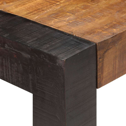 Tavolo da Pranzo 140x70x76 cm in Legno Massello di Mango Grezzo