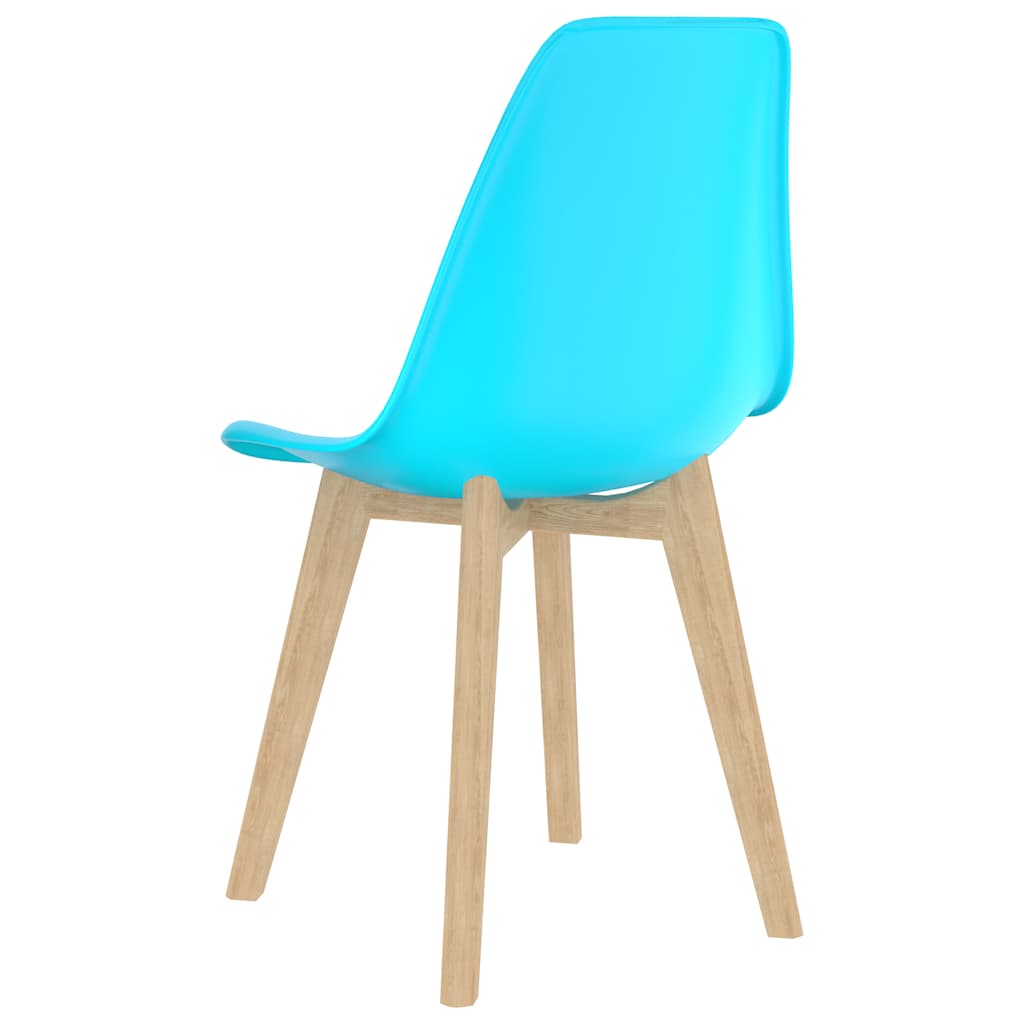 Sedie da Pranzo 4 pz Blu in Plastica | homemem39