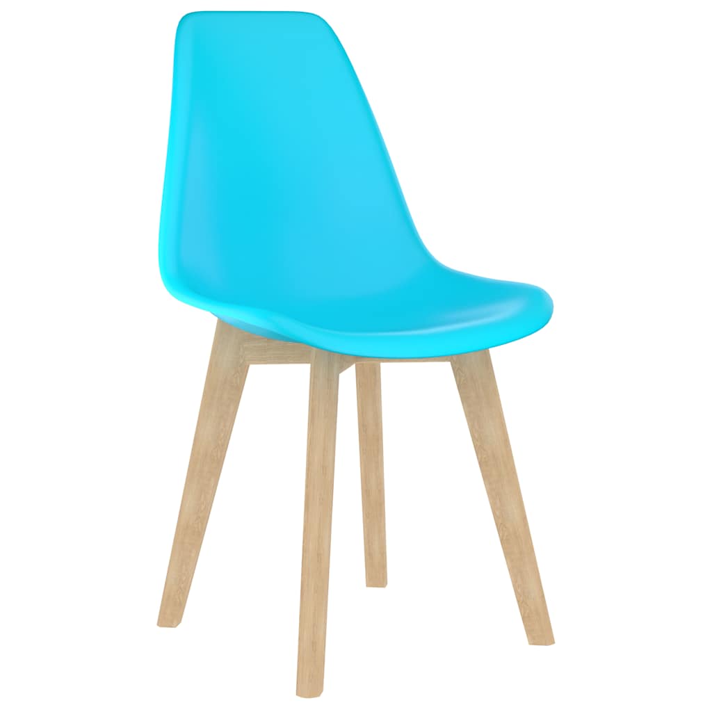 Sedie da Pranzo 6 pz Blu in Plastica | homemem39