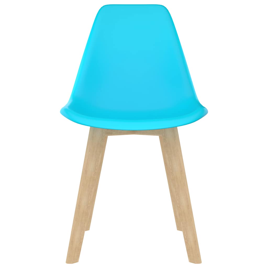 Sedie da Pranzo 6 pz Blu in Plastica | homemem39
