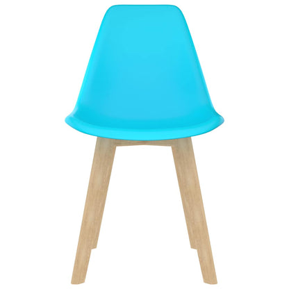 Sedie da Pranzo 6 pz Blu in Plastica | homemem39