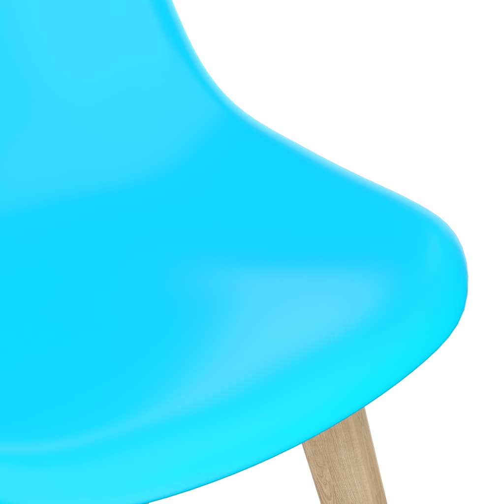 Sedie da Pranzo 6 pz Blu in Plastica | homemem39