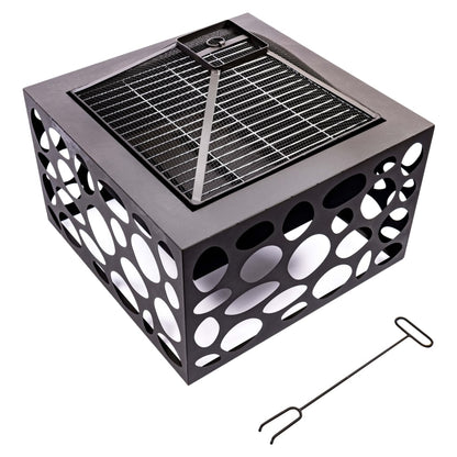 RedFire Brazier with Mikor Black Barbecue Grill