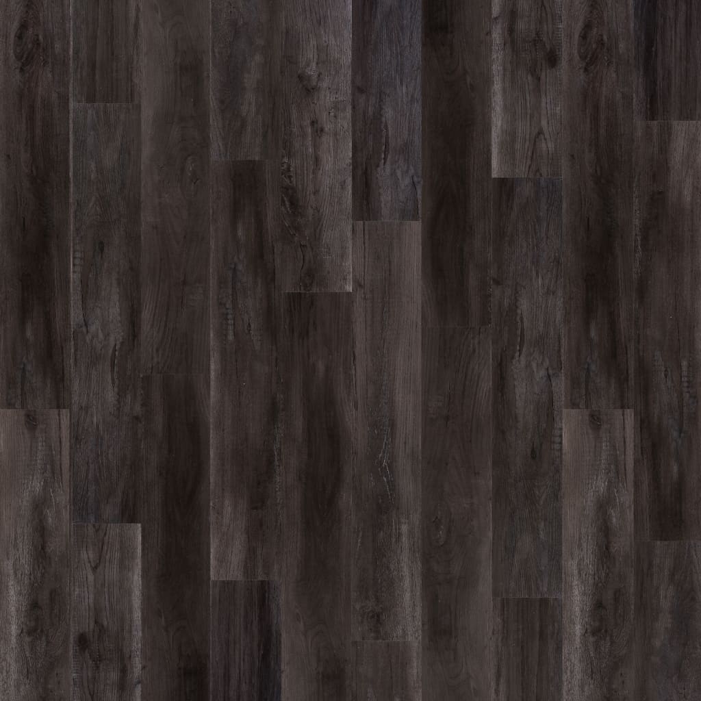 WallArt Pannelli Effetto Legno Rovere Stagionato Nero Carbone - homemem39