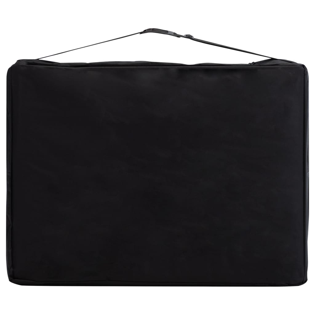 Lettino da Massaggio a 2 Sezioni in Legno Rosa - homemem39