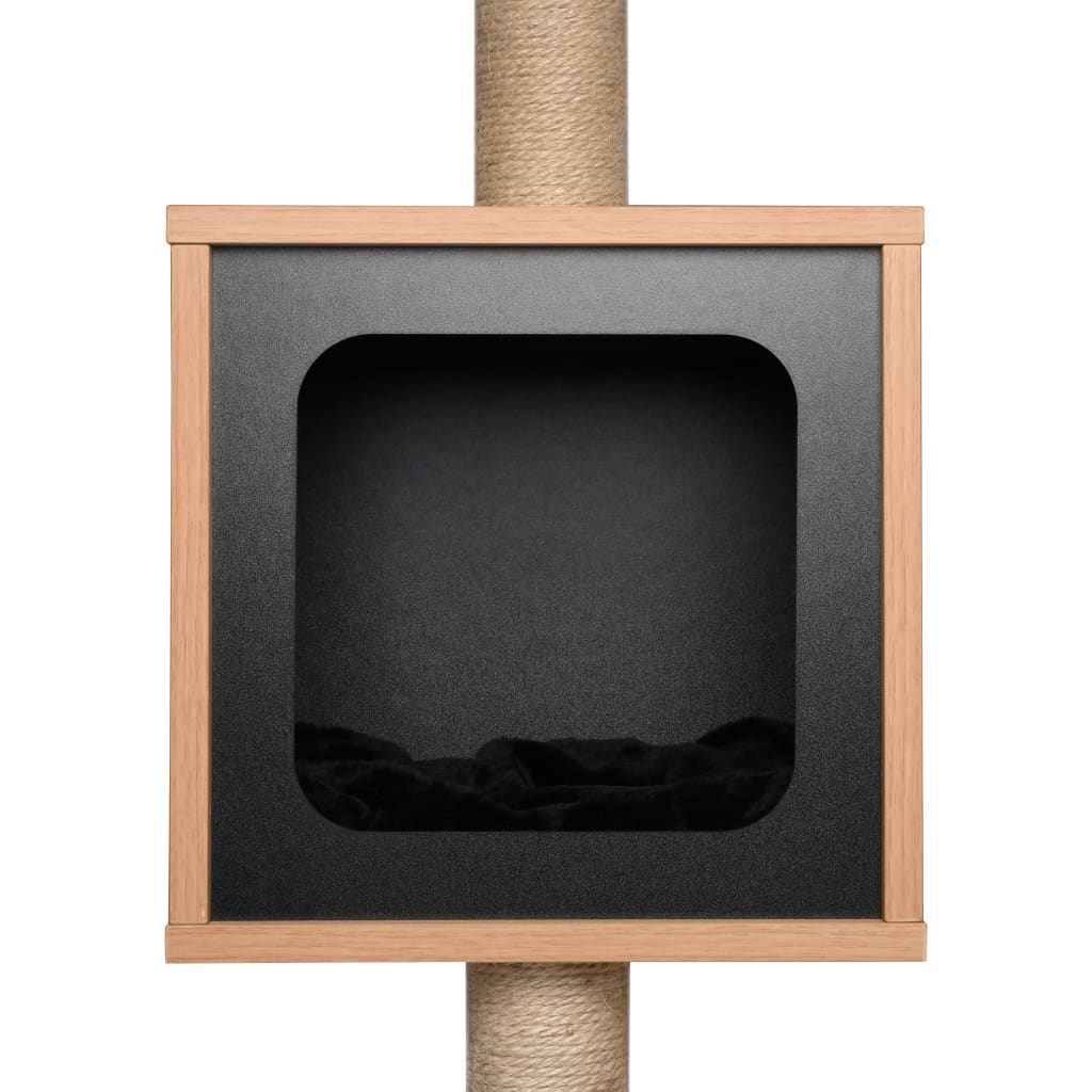 Albero per Gatti con Tappeto Tiragraffi in Sisal 123 cm | homemem39