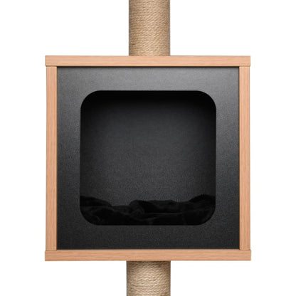 Albero per Gatti con Tappeto Tiragraffi in Sisal 123 cm - homemem39