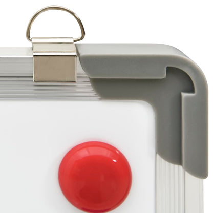 Lavagna Magnetica Bianca Cancellabile a Secco 60x40 cm Acciaio - homemem39