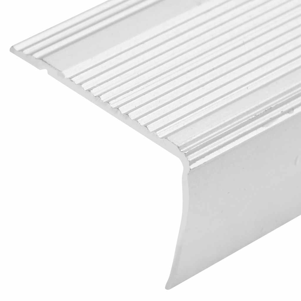 Profili a L per Gradini 15 pz in Alluminio 90 cm Argento | homemem39