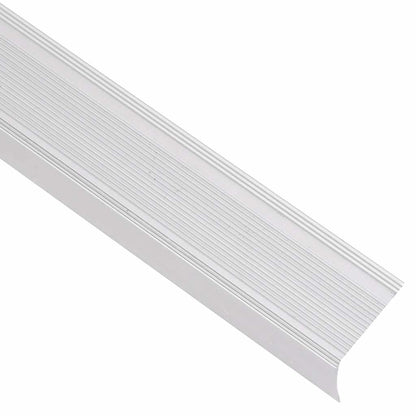 Profili a L per Gradini 5 pz in Alluminio 100 cm Argento | homemem39