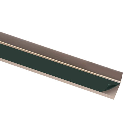 Profili a L per Gradini 15 pz in Alluminio 100 cm Marrone