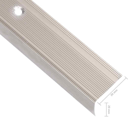 Profili a L per Gradini 15 pz in Alluminio 100 cm Champagne | homemem39