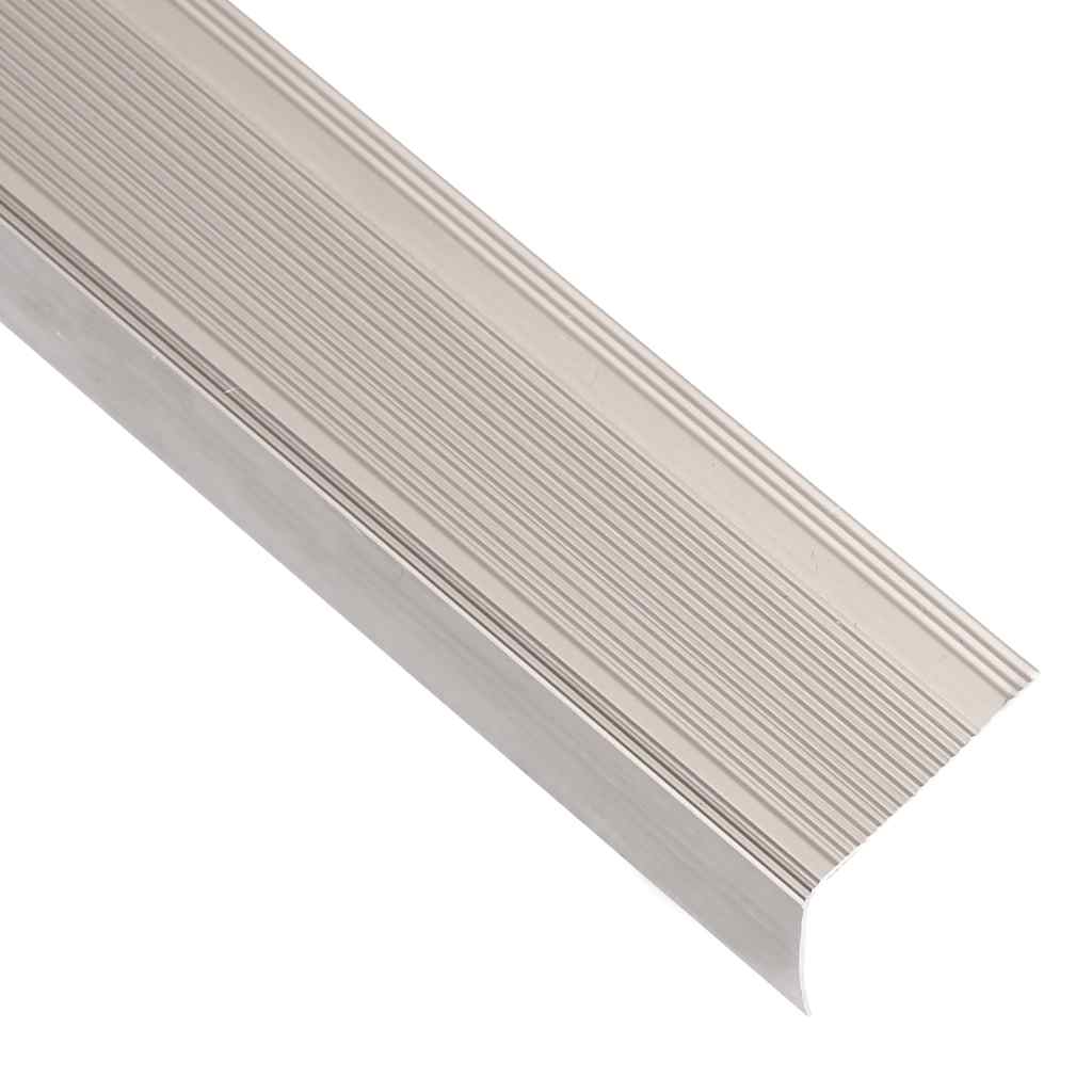 Profili a L per Gradini 5 pz in Alluminio 100 cm Champagne