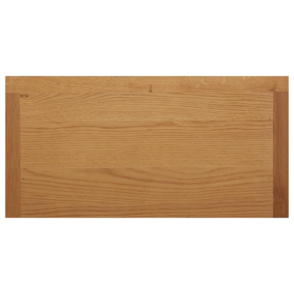 Credenza 70x35x75 cm Legno Massello di Rovere - homemem39