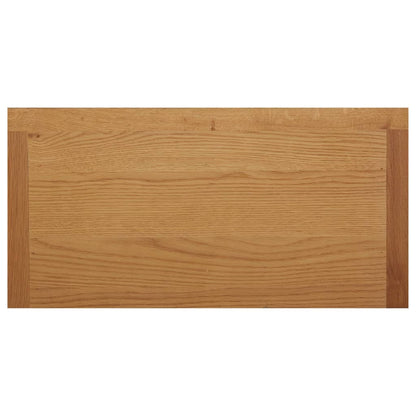 Credenza 70x35x75 cm Legno Massello di Rovere - homemem39