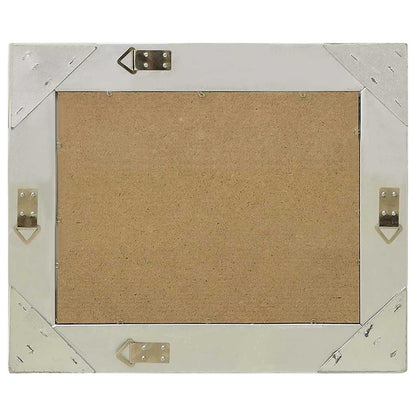 Specchio da Parete Stile Barocco 50x40 cm Argento | homemem39