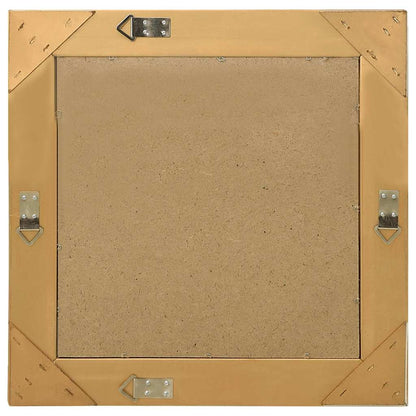 Specchio da Parete Stile Barocco 50x50 cm Oro | homemem39