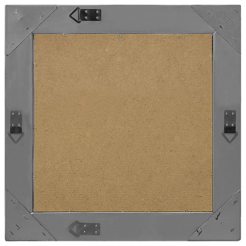 Specchio da Parete 50x50 cm Nero - homemem39