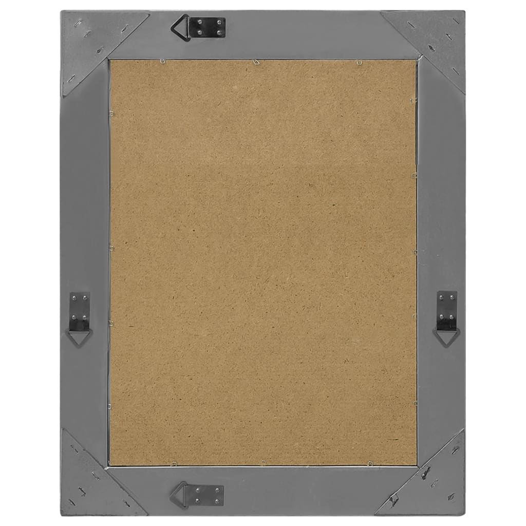 Specchio da Parete Stile Barocco 50x60 cm Nero - homemem39