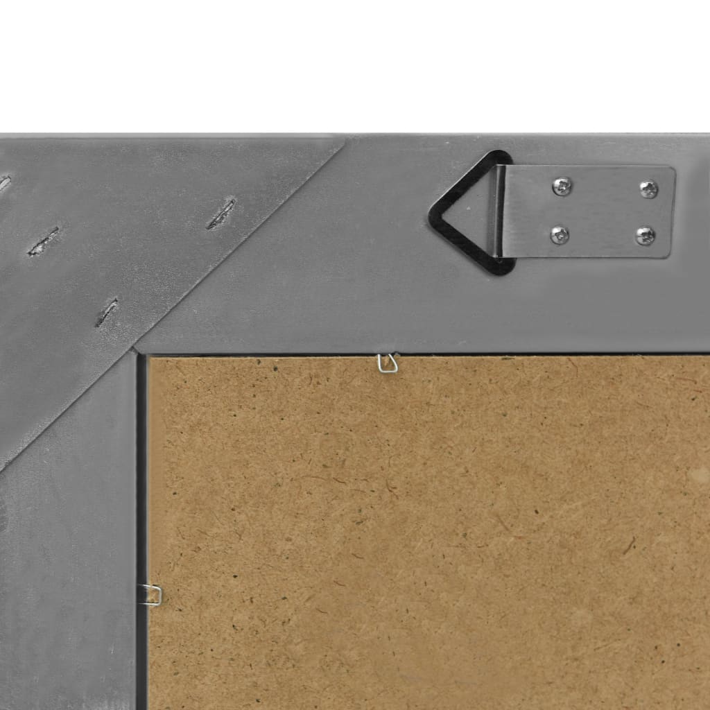 Specchio da Parete Stile Barocco 50x60 cm Nero - homemem39