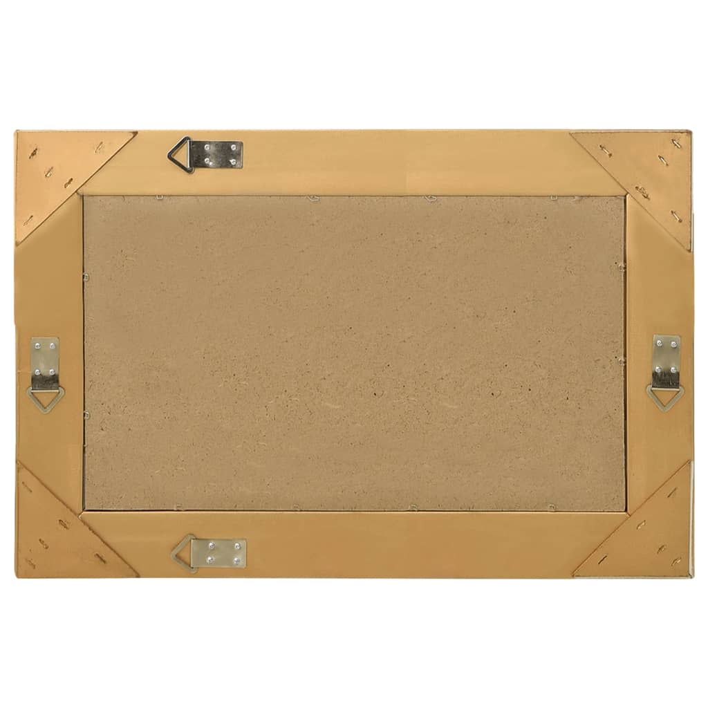 Specchio da Parete Stile Barocco 60x40 cm Oro - homemem39
