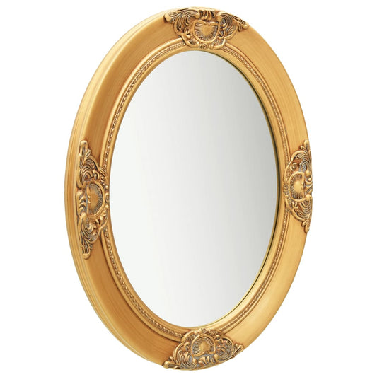 Specchio da Parete Stile Barocco 50x60 cm Oro | homemem39
