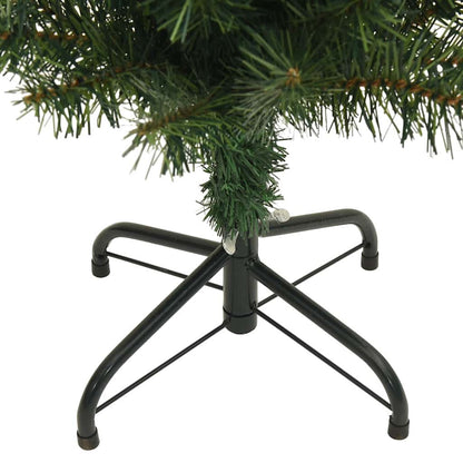Albero di Natale Artificiale Sottile con Base Verde 210 cm PVC | homemem39