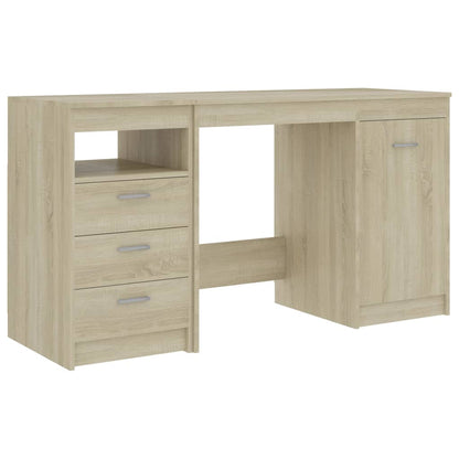 Scrivania Rovere Sonoma 140x50x76 cm in Truciolato | homemem39
