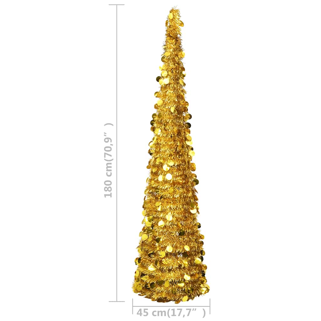Alberi di Natale artificiali PET Gold | homemem39