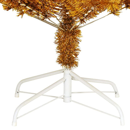 Albero di Natale Artificiale con Supporto Oro 180 cm PET