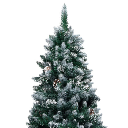 Albero di Natale Artificiale con Pigne e Neve Bianca 180 cm | homemem39