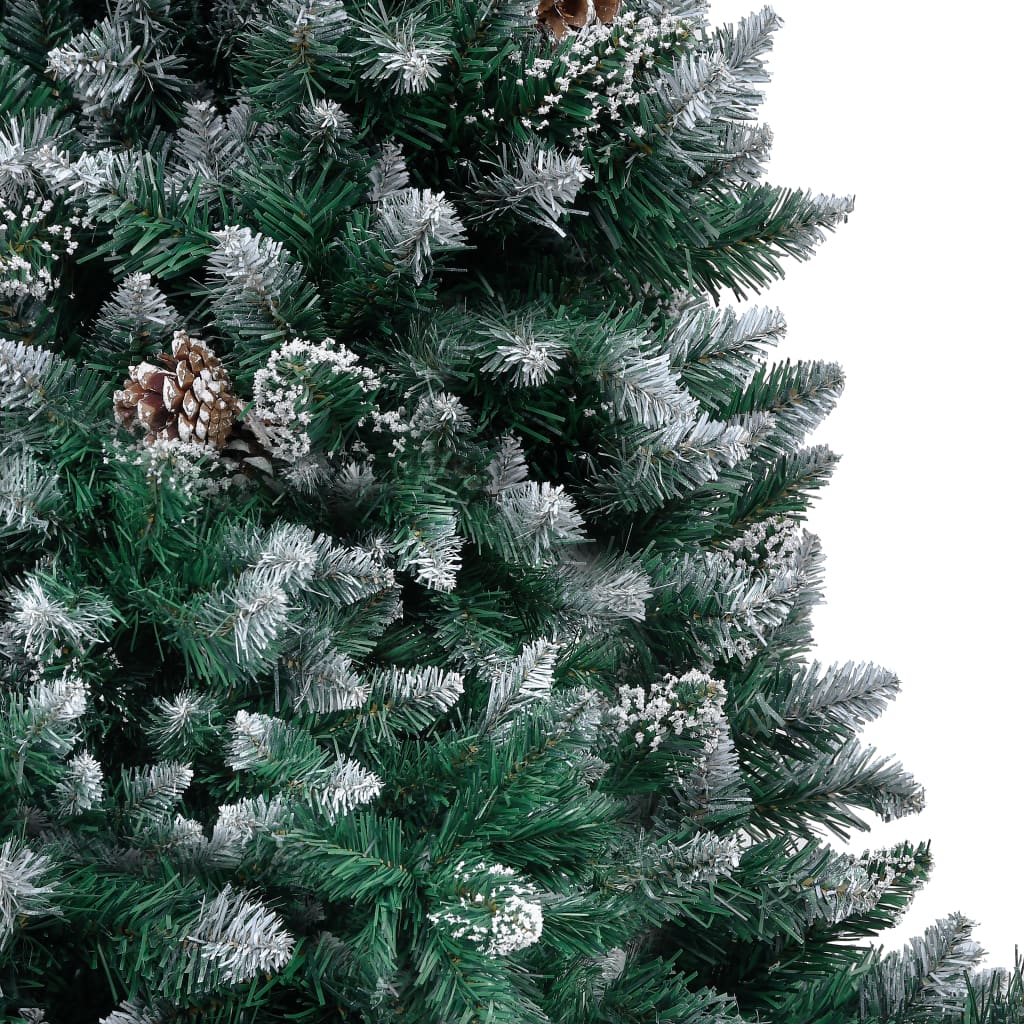Albero di Natale Artificiale con Pigne e Neve Bianca 180 cm | homemem39