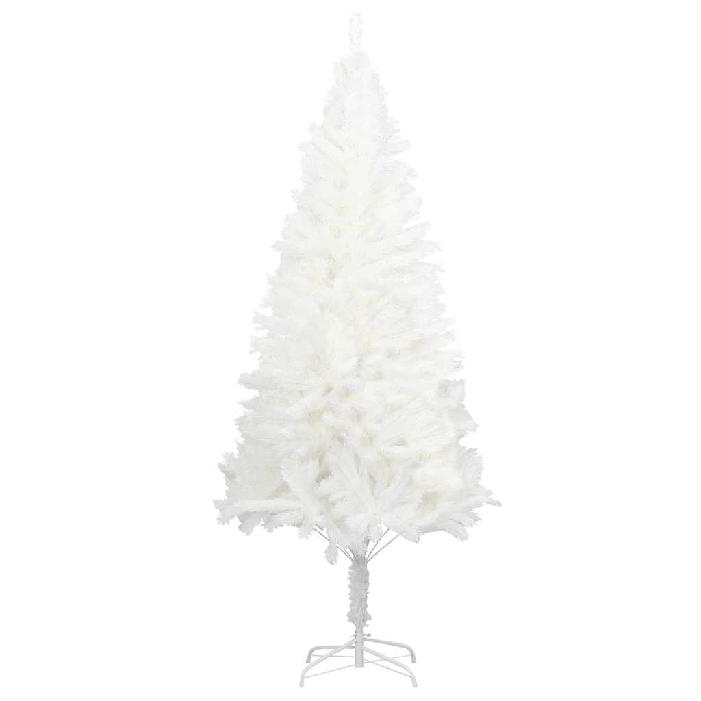 Albero di Natale Artificiale con Aghi Realistici Bianco 210 cm