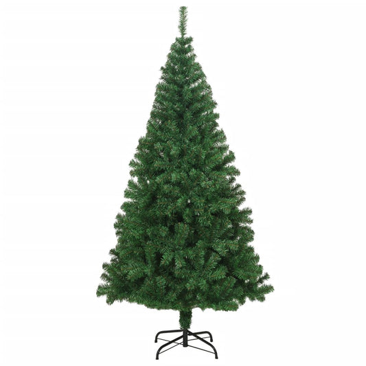Albero di Natale Artificiale con Rami Spessi Verde 210 cm PVC