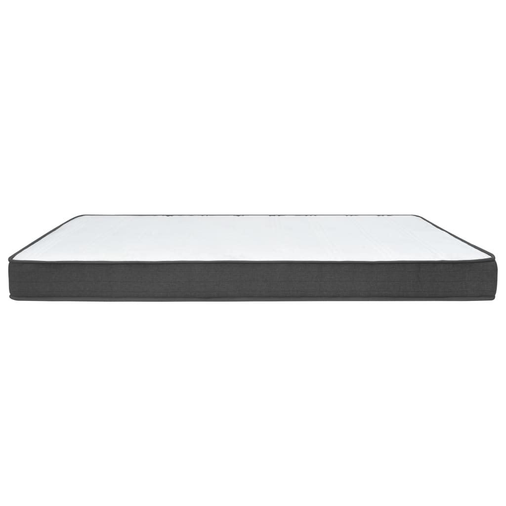 Letto a Molle Grigio Scuro in Tessuto 120x200 cm | homemem39