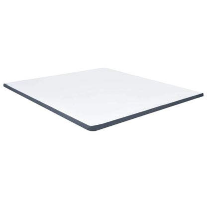 Letto a Molle Grigio Scuro in Tessuto 200x200 cm