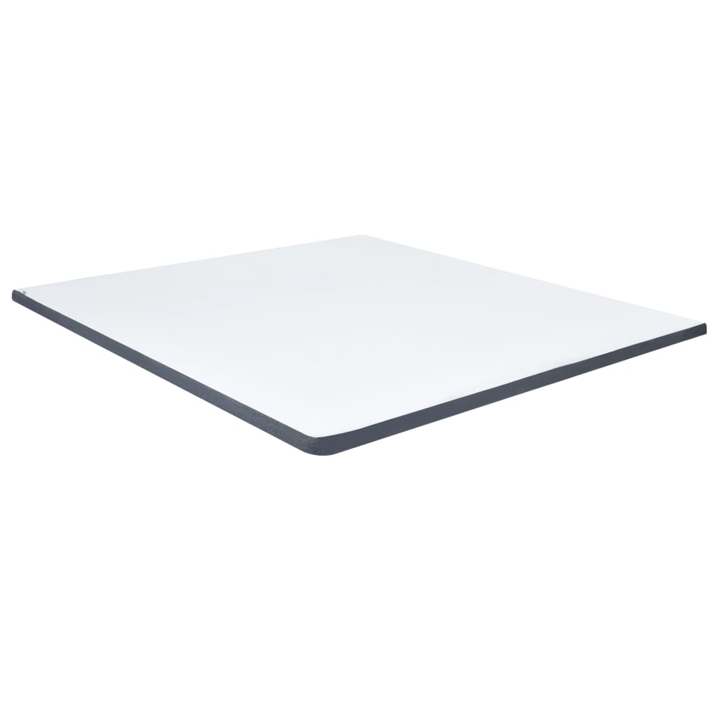 Letto a Molle Grigio Scuro in Tessuto 200x200 cm | homemem39