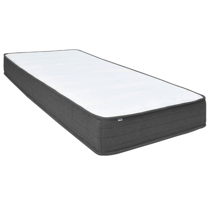 Letto a Molle Grigio Scuro in Tessuto 180x200 cm | homemem39
