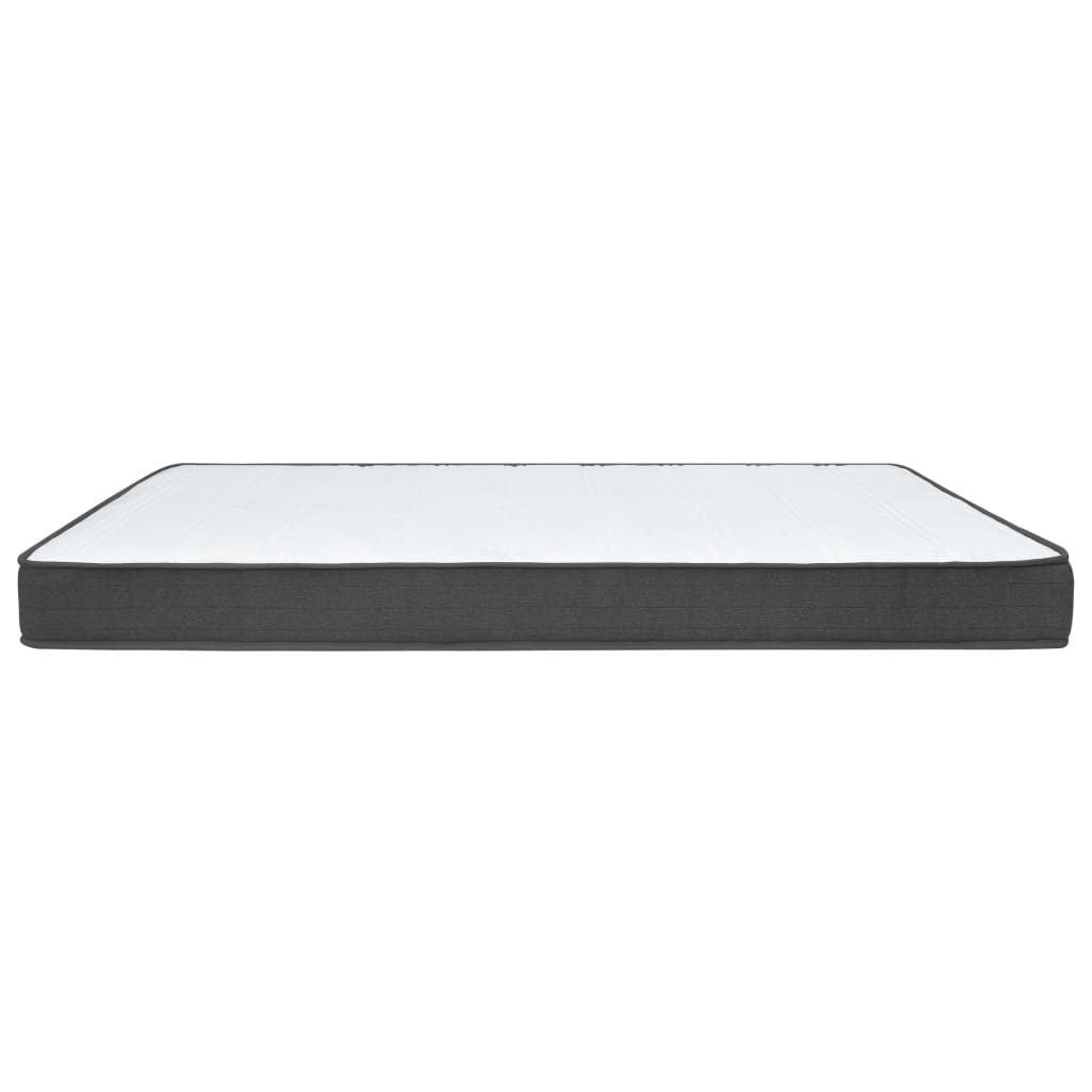 Letto a Molle Grigio Scuro in Tessuto 120x200 cm | homemem39