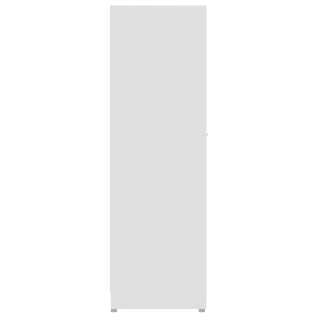 Armadio da Bagno Bianco 30x30x95 cm in Legno Multistrato | homemem39