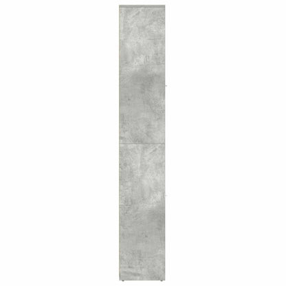 Mobile da Bagno Grigio Cemento 30x30x183,5 cm Legno tecnico | homemem39